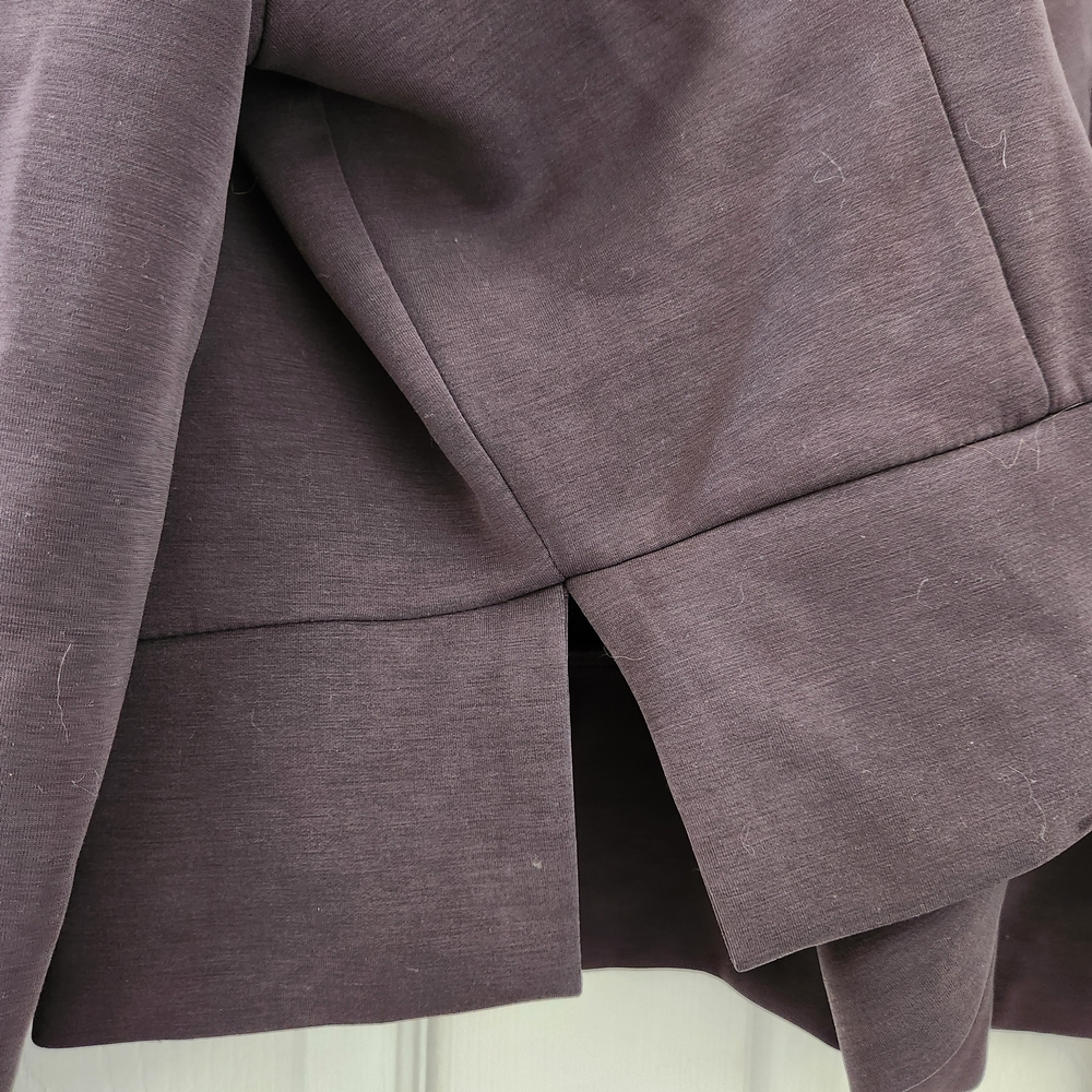 Women's Purple Quarter-Zip Sweatshirt - Picture 4 of 5